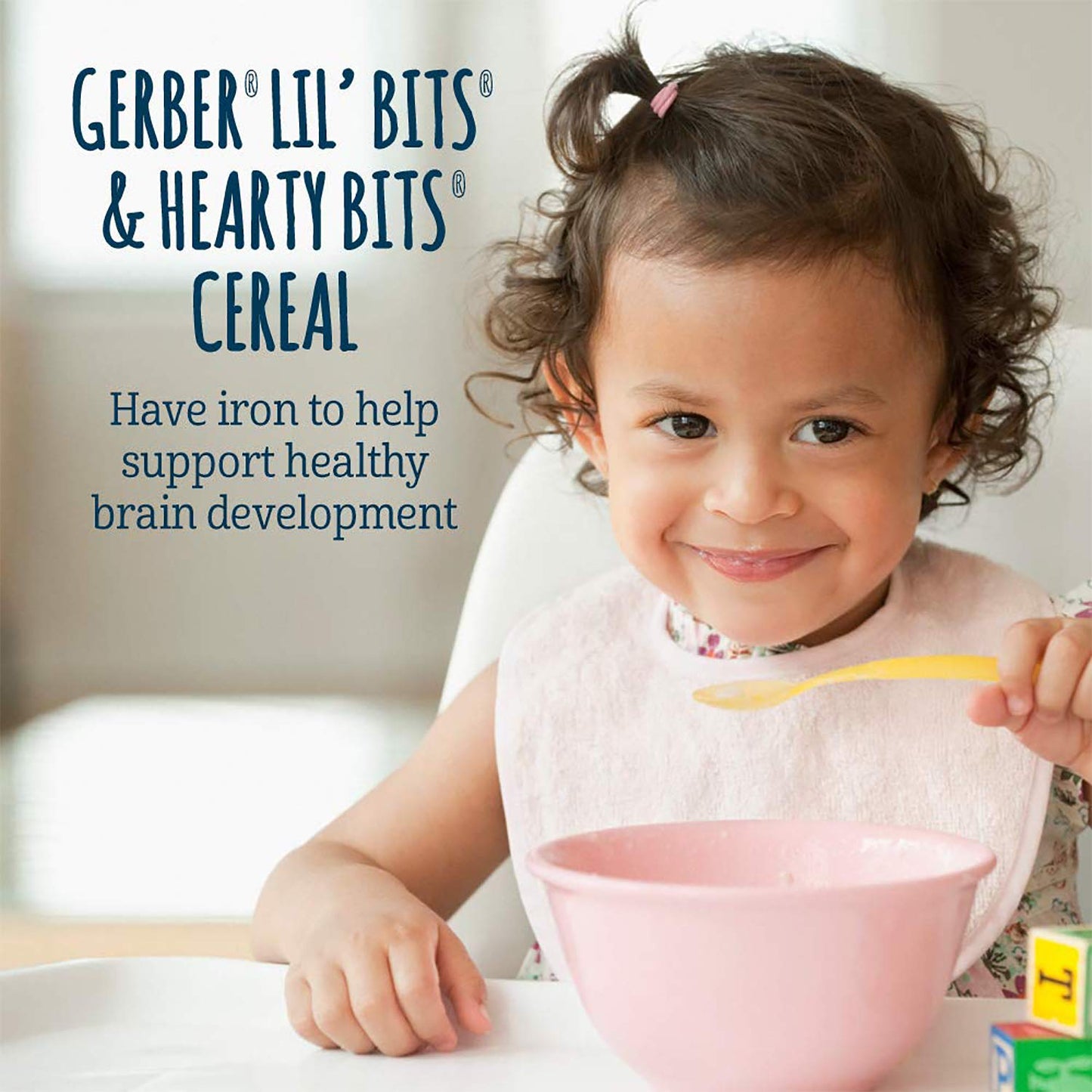 Gerber Baby Cereal Hearty Bits Multigrain Cereal Banana Apple Strawberry, 8 Ounce