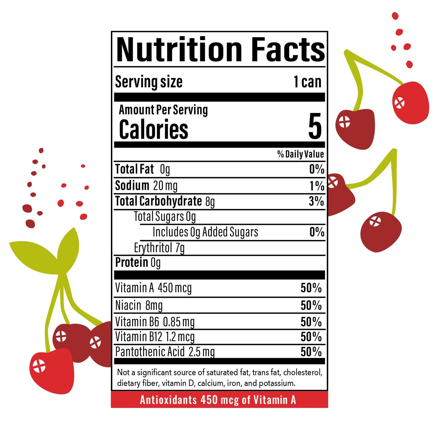 Bubblr Antioxidant Sparkling Water, Wild Cherry Chillr, 12 Fl Oz Cans, 12 Count, Gluten Free, 0g Sugar