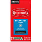 Community Coffee Breakfast Blend, Medium Roast, Single-Serve Keurig K-Cup Pods, 32 Count (Pack of 4)