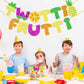 Twotti Frutti Birthday Banner Summer Party Cake Topper Twotti Fruity Birthday Decorations Fruit 2nd Birthday Party Supplies