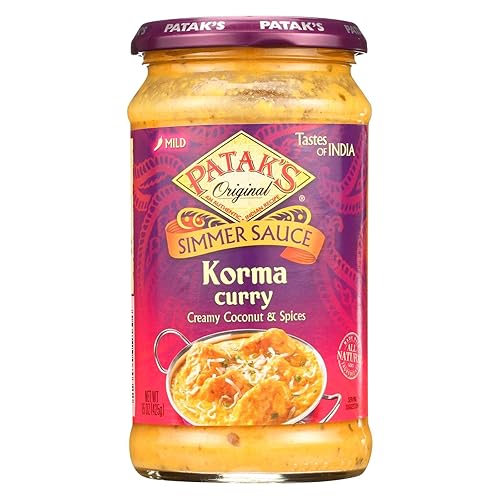 Pataks Simmer Sauce - Korma Curry - Mild - 15 Oz - Case Of 6(D0102Hh3I4G.)