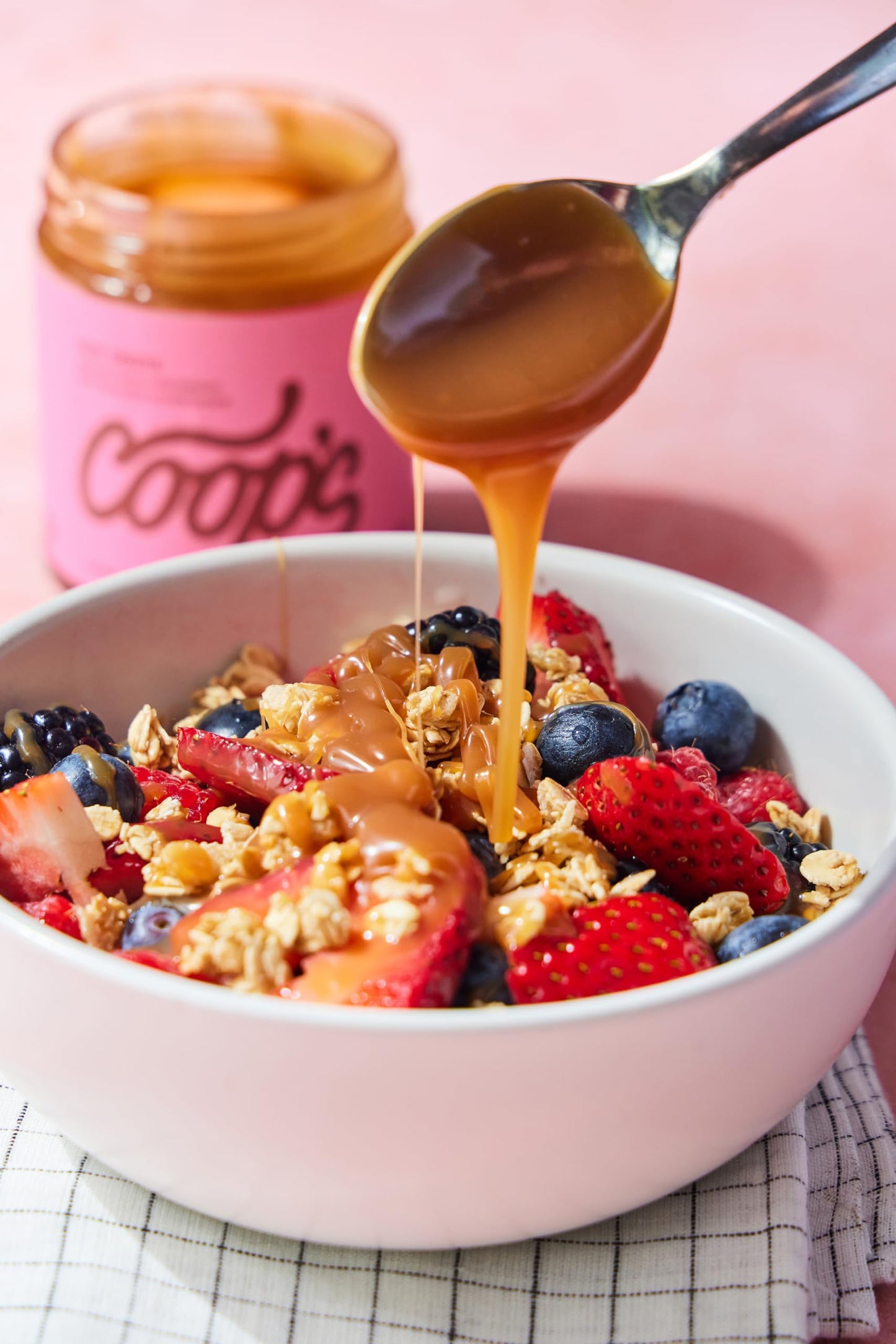 Coops Salted Caramel Sauce: Rich and Buttery, Gourmet, All Natural, Handcrafted, Gluten Free, Non-GMO, Award Winning, Ice Cream