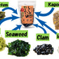 Miyazaki Low Calorie!! Instant Soup Base (Clam,Kelp,Seaweed,Leek,Kagome Kelp,Seaweed Stem,Mekabu) 2.6 Oz Just Pour Hot Water To