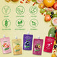 Hethstia Konjac Jelly Pouch Drinkable Variety Pack - Low Calorie, Gluten-Free, Vegan, Keto, Vitamin C, 10 Pack - Lychee, Blueber