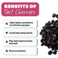 Berrilys Organic Unsweetened Dried Tart Cherries, 5 lb, Dark Red, Non-GMO, Vegan, Perfect for Baking and Snacking