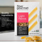Fiber Gourmet Pasta - Light Penne Pasta - Low Net Carb, Fiber-Rich, Low Calorie, Healthy Pasta - Made In Italy, Kosher, Vegan, Non-Gmo - 8 Oz