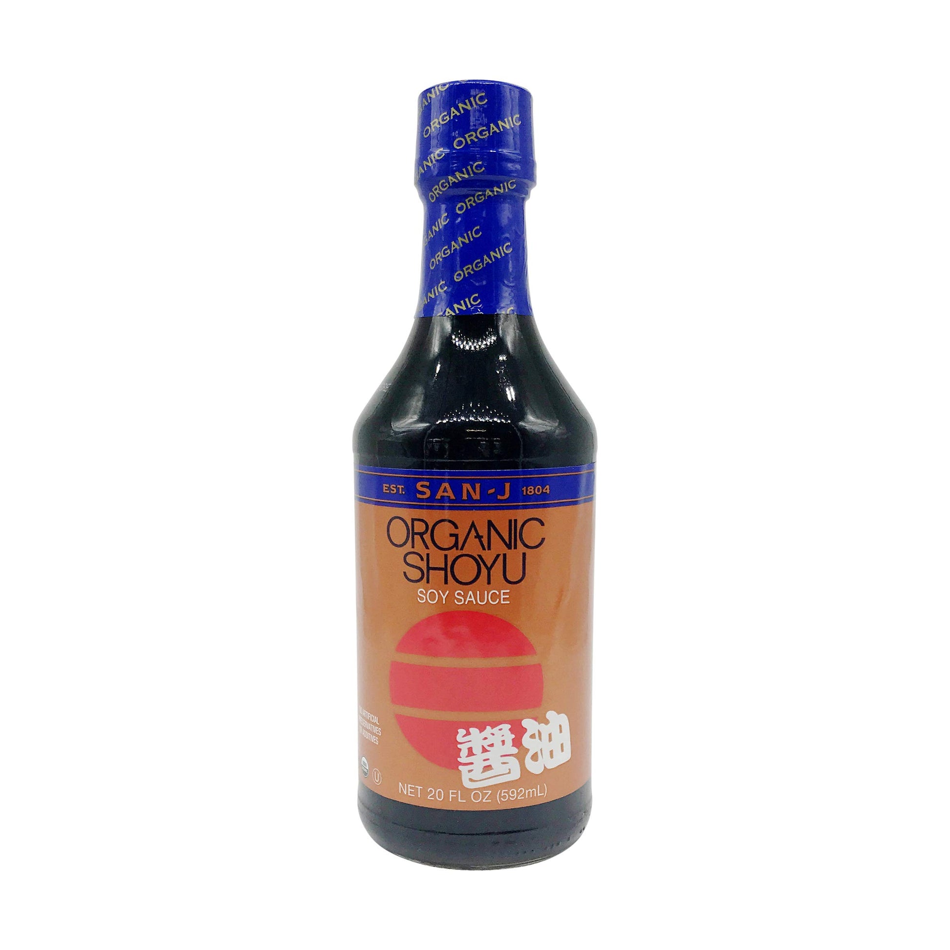 San J Sauce Soy Shoyu Bronze Organic 20 oz