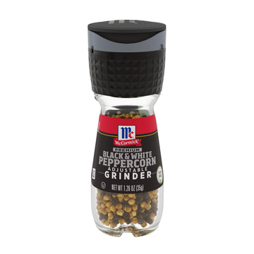 McCormick Premium Black & White Peppercorn Grinder, 1.26 oz (Pack of 6)