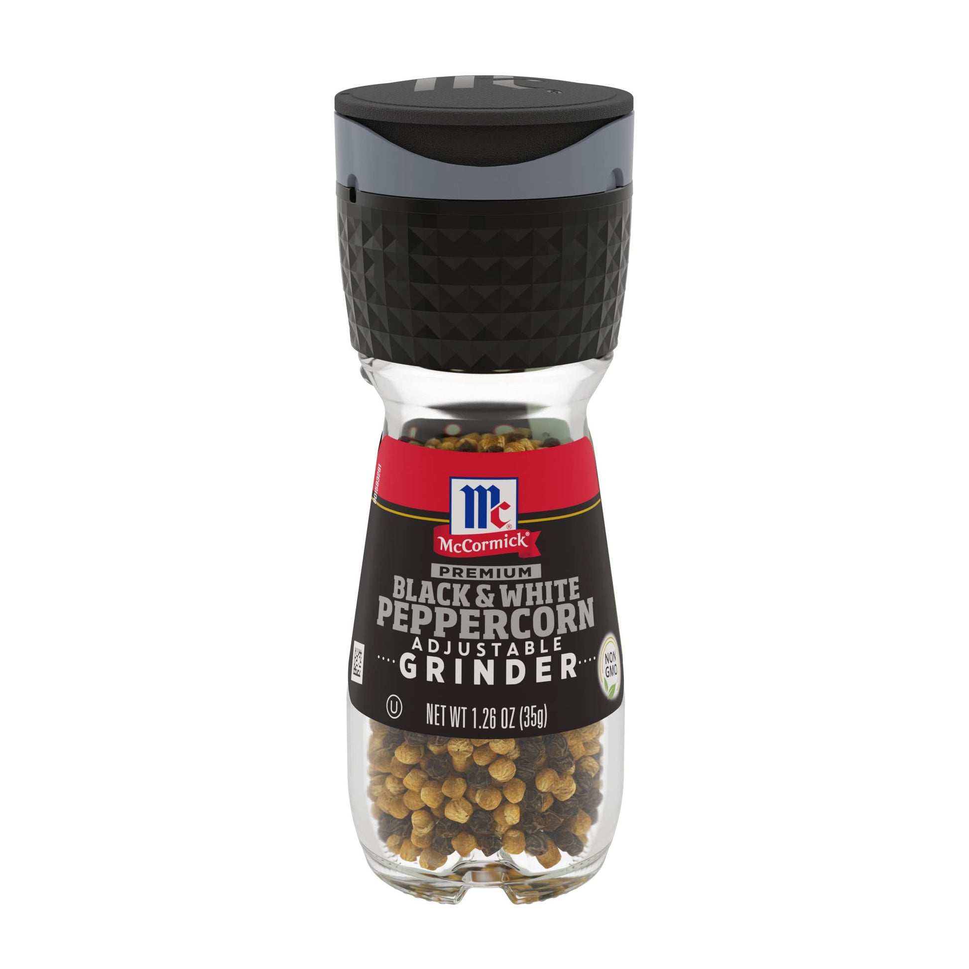McCormick Premium Black & White Peppercorn Grinder, 1.26 Oz