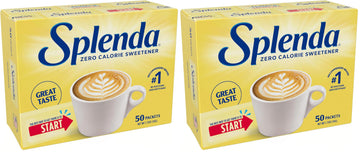 SPLENDA Zero Calorie Sweetener, 50 Count Packets (Pack of 2)