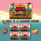 FINAL BOSS Sour Candy, Extremely Super Sour Gummy Candy, Strawberry & Mango, 3.52 oz Bag, Healthy Snack for Kids & mature-themeds