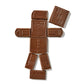 HERSHEYS Build-A-Santa Milk Chocolate Candy, Holiday, 4 oz, Bar (Pack of 12)