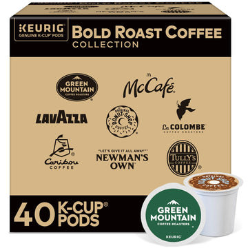 Keurig Bold Roast Coffee Collection Variety Pack, Keurig Single Serve K-Cup Pods, 40Ct