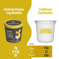 Hethstia Konjac Noodle Instant Kimchi Soup Cup - 6 Pack Low Carb Konjac Shirataki Angel Hair Pasta, Ready-To-Eat Gluten-Free, Lo