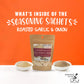 GWENNIE ON THE GO Seasoning Sachets, Roasted Garlic & Onion, Organic, Gluten-Free, 4 oz (Pack of 2)