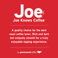 Joe Knows Coffee Single Serve Pods, Tall Dark and Handsome, 48 Count