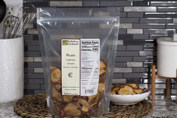 Bella Viva Orchards Natural Dried Pears, Sweet No Sugar Added, 1 Lb Of Dried Fruit