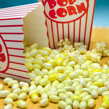 Jelly Belly Buttered Popcorn Jelly Beans Box - 1.75 Oz - Official, Genuine, Straight From The Source
