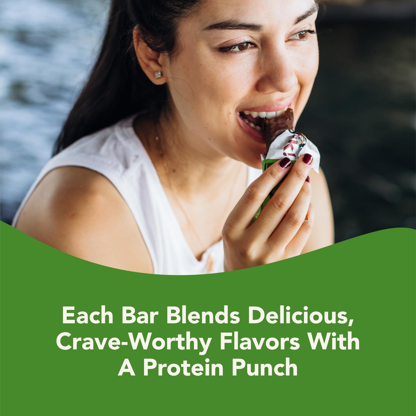 think! Vegan/Plant Based High Protein Bars - Chocolate Mint, 13g Protein, 5g Sugar, No Artificial Sweeteners, Non GMO Project Ve