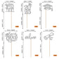 YCTHUNFISH Graduation Cupcake Toppers 24 Pack Glitter Grad Cap Picks Small Silver