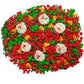 1 Bottle Christmas Sprinkles for Cookie Decorating Cake Toppers Christmas Tree Bells Candy Cupcake Topper Dessert Sprinkle Decor