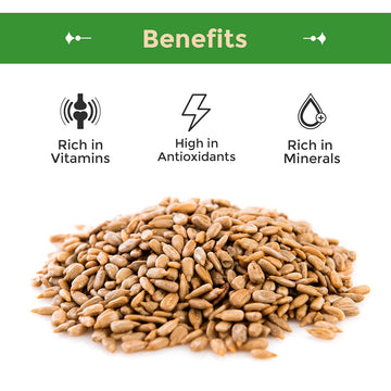 Sincerely Nuts Sunflower Seeds Roasted and Salted, Hulled | No Shell, Gluten-Free Snack, Vegan, and Kosher Certified, 2(LB) Bag