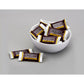 HERSHEYS Zero Sugar Chocolate with Almonds Candy Bars, Individually Wrapped, Aspartame Free, 5.1 oz Bag