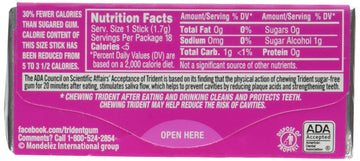 Trident Bubble Gum 14 Stick (15) Count (Original Version) (Original Version)