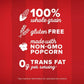 AMCIENT Kettle Corn Microwave Popcorn, 3.28 Oz, 12 Count Bundle with Reusable Snack Pouch