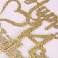 Arokippry Gold Glitter Happy 14Th Birthday Cake Topper - 14 Anniversarybirthday - Hello 14, Cheers To 14 Years,14  Fabulous Cake