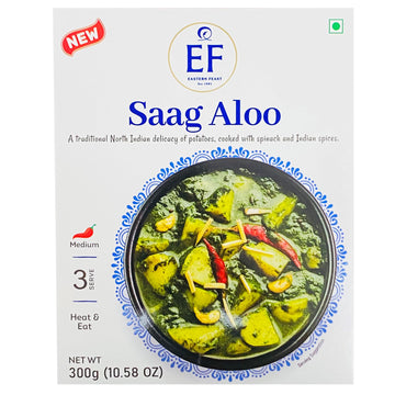 Eastern Feast - Ready to Eat Vegetarian Meals, 10.58 oz (Pack of 10, Saag Aloo)