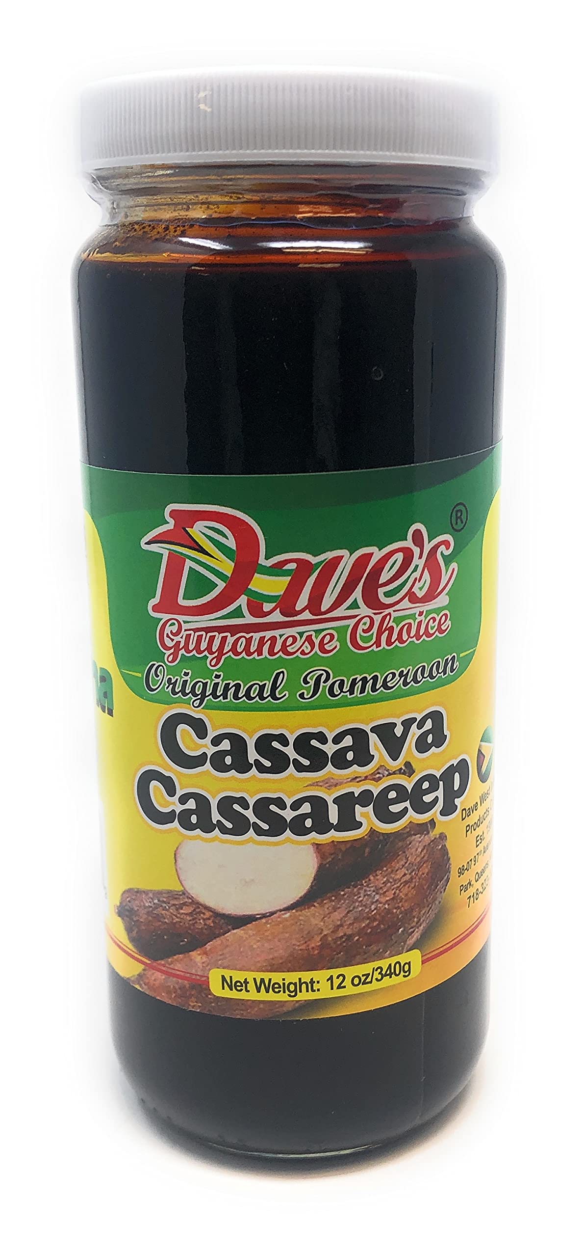 Dave's Cassava Cassareep Sauce 12oz/340g