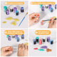 Aheroi Edible Glitter Set, 15 Colors Luster Dust, Shimmering Powder for Cakes, Cookies, 4g/0.14oz, Multicolor-Style2