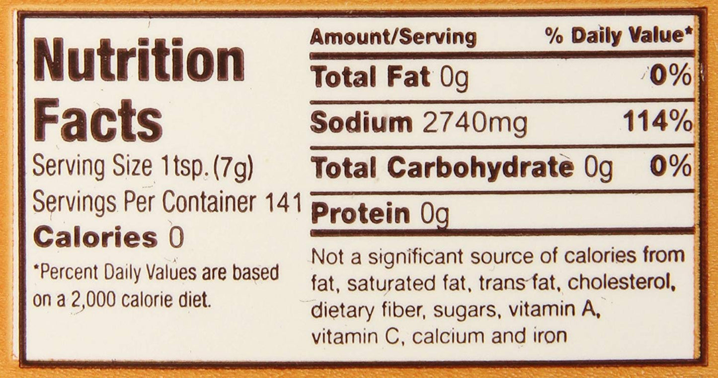 PerfectwarePWFlavacol2CT Flavacol Popcorn Season Salt - 35oz - Pack of 2 Cartons