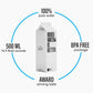 Boxed Water 16.9 oz. (24 Pack) - Purified Drinking Water in 92% Plant- Based Boxes - 100% Recyclable, BPA-Free, Refillable/Reusa