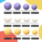 Ephlyn 30Pcs Ball Cake Topper Ball Cake Picks Colorful Pearl Ball Shaped Cupcake Insert Cake Topper For Bear Theme Birthday Part