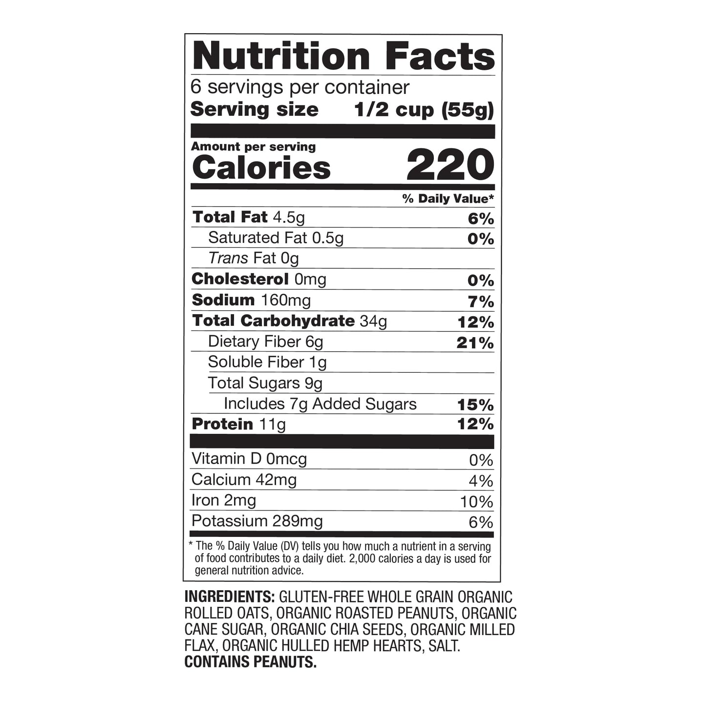 Oatsome PBfit Overnight Oats - Peanut Butter Flavor with Chia Seeds, Flax Seeds and Hemp Seeds - Gluten Free Oatmeal with 11g of