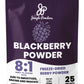 Jungle Powders Blackberry Powder 3.5 Ounce Bag Freeze Dried Blackberries Fruit Additive Free Unsweetened Smoothie Superfood Nord