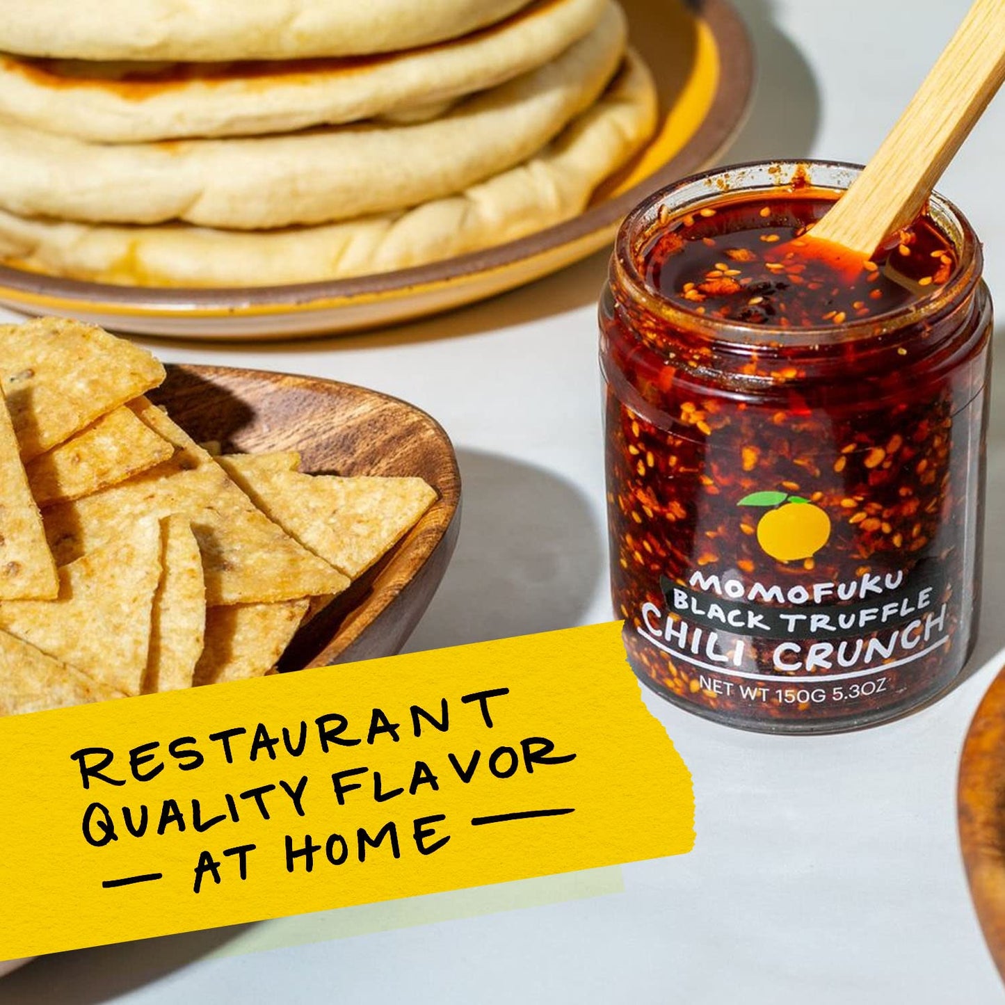 Momofuku Black Truffle Chili Crunch by David Chang, (5.5 Ounces), Chili Oil with Crunchy Garlic and Shallots, Spicy Chili Crisp