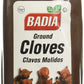 Badia Ground Cloves, Premium Spice For Baking, Cooking & Beverages, Warm Aromatic Flavor, 16 Oz