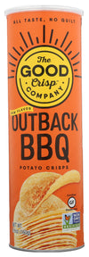 The Good Crisp Company, Outback Bbq Flavor Potato Crips, 5.6 Oz (Pack Of 8)