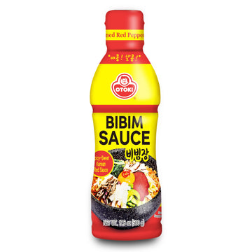 Ottogi Gochujang, Korean Bibimjang, 17.6oz Korean Gochujang Red Pepper Paste with Vegetable Mix, Spicy, Sweet and Savory Paste D
