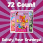 Munchbox Pop Rocks Candies - 72 Count Bulk Pack - Assorted Flavors - Individually Wrapped - Blue