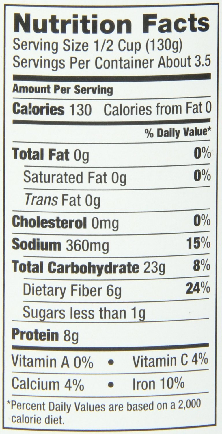 Bearitos Organic Fat Free Traditonal Refried Beans, 16-Ounce (Pack Of 6)