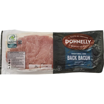 Donnelly Irish Back Bacon 227G (8Oz) 8 Pack