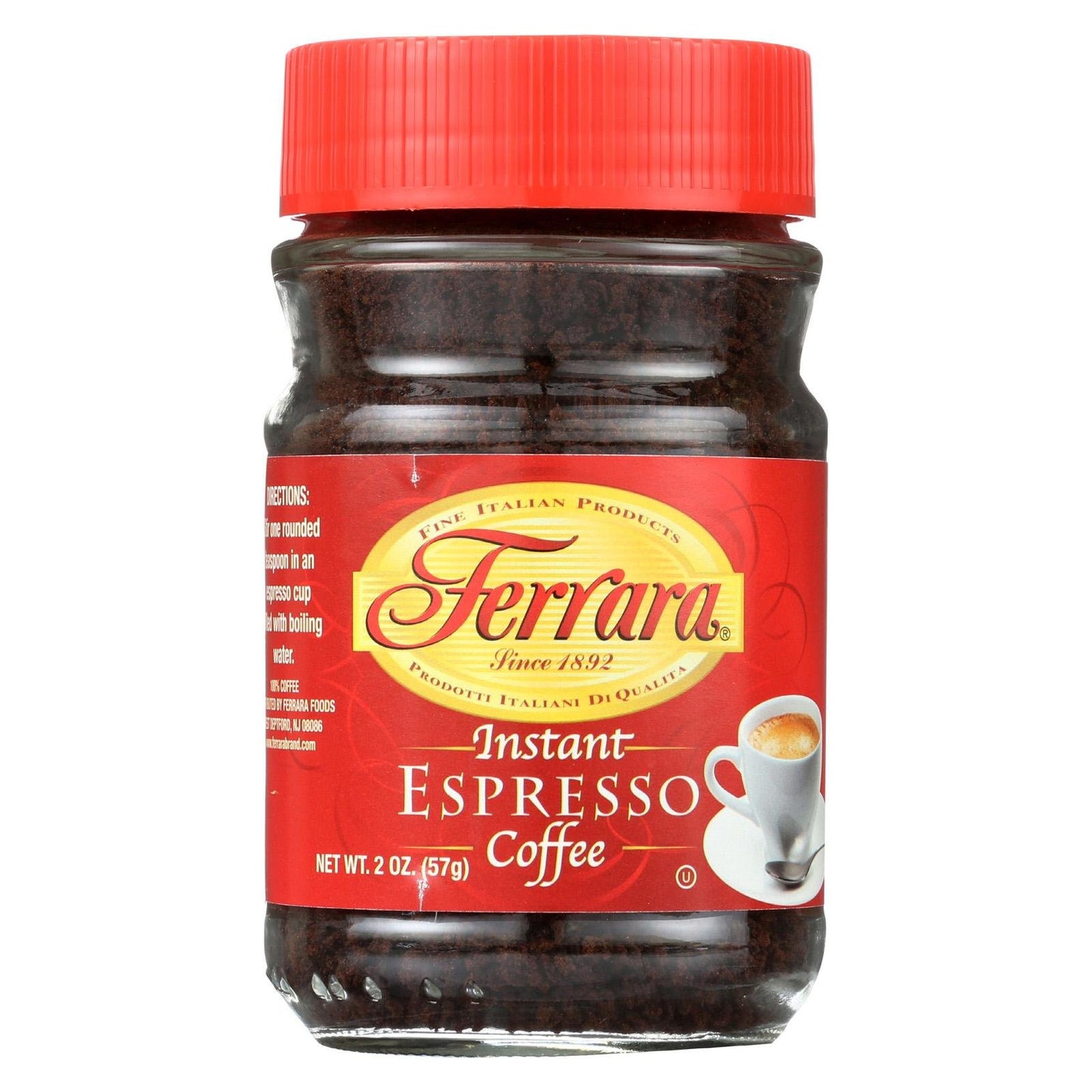 Ferrara Instant Espresso Coffee 2 Oz