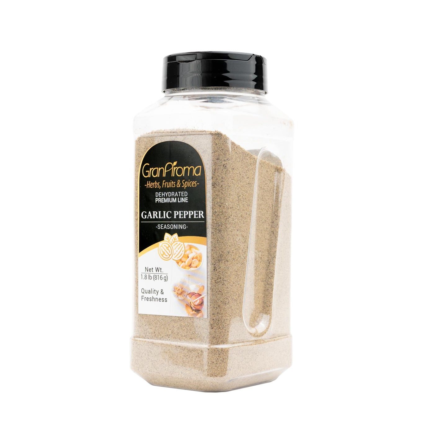 Granaroma Garlic Pepper, Seasoning Blend, Soups & Sauces, Aromatic (1.8 Pound)