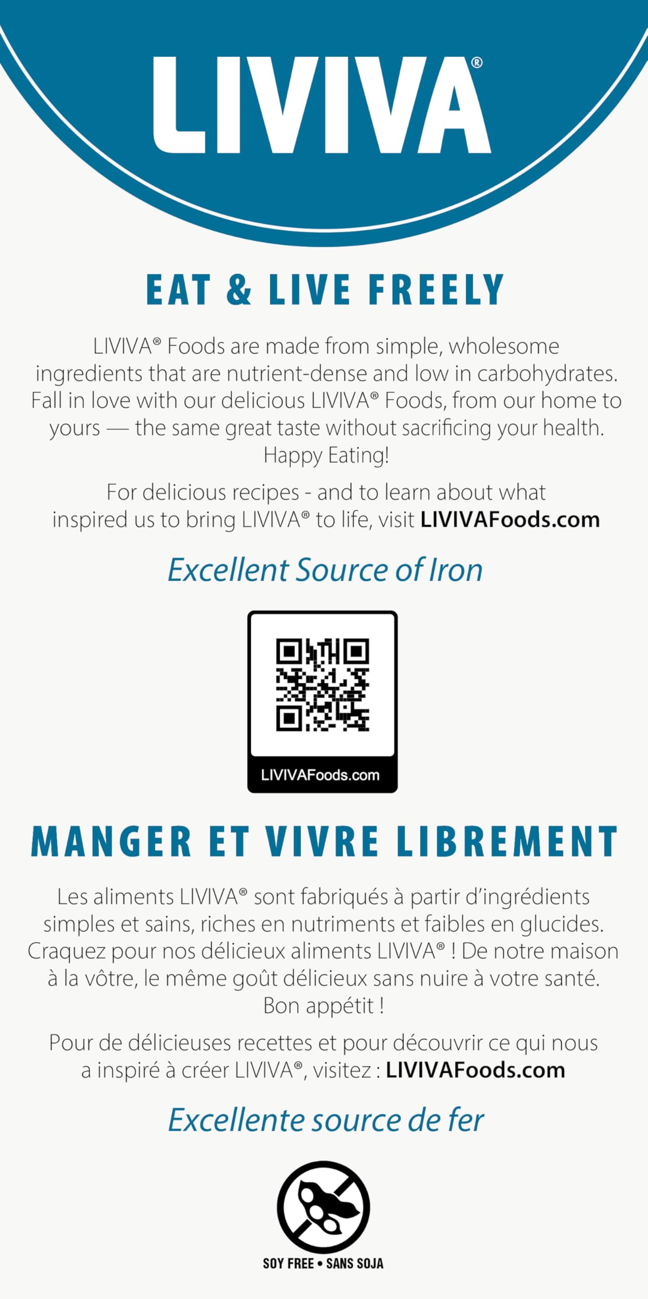 LIVIVA KETO Noodle Pasta Variety Pack - 6 Pk (2 Linguine, 2 Spaghetti, 2 Fettuccine), 135g Protein, 8g Net