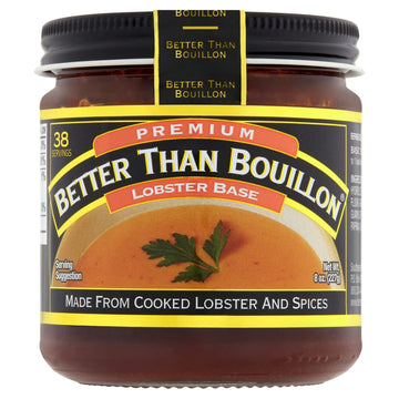 Better Than Bouillon Premium Lobster Base, Made From Select Cooked Lobster & Spices, Makes 9.5 Quarts Of Broth 38 Servings, 8 Ou