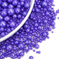 Dazzjoy Edible Pearl Purple Sugar Sprinkles, 130g/4.58oz, Purple Ball Pearls Sprinkles for Cake Decorating, Cupcake Toppers, Edi